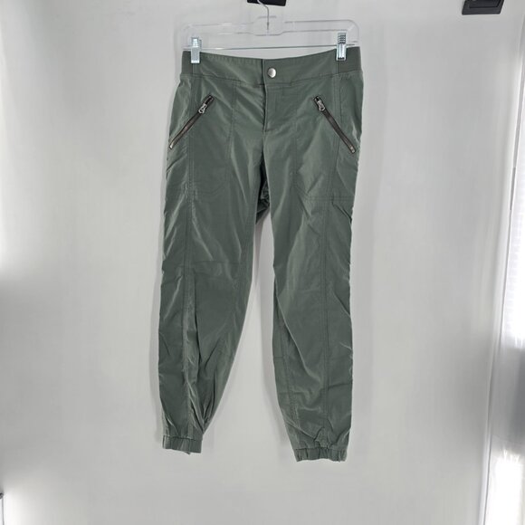 Athleta Womens Size 4 Trekkie Jogger Pants Hiking Nylon Stretch Green - Picture 7 of 7